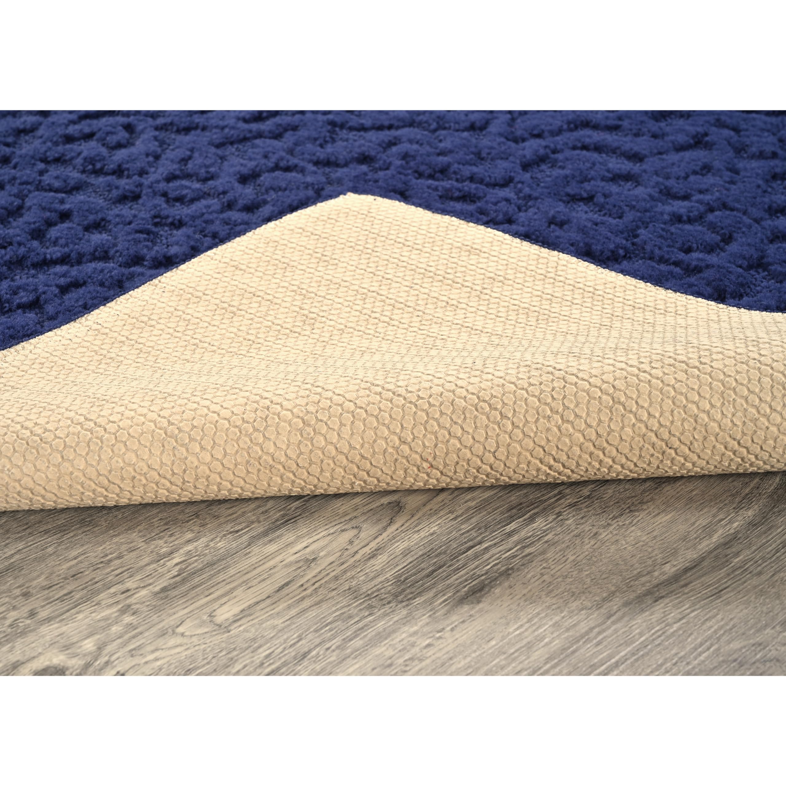Garland Rug Ivy Area Rug 9x12 Feet Navy Blue - Soft Non-Slip Living Room Rug for Bedroom, Dining Room & Home Decor
