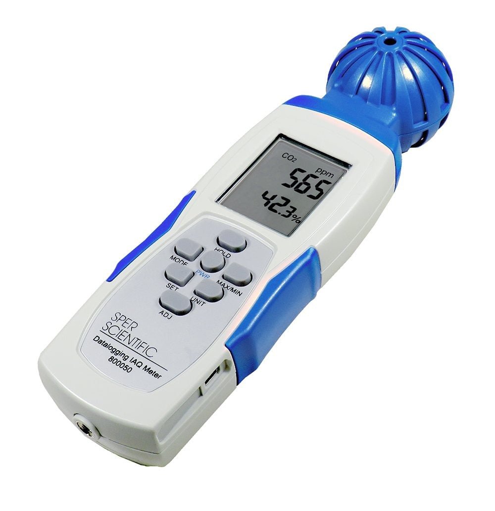 Accurate Digital Indoor Air Quality Monitor - CO2, Temperature, Humidity Sensor for Home, Office & School - Improve Health & Productivity