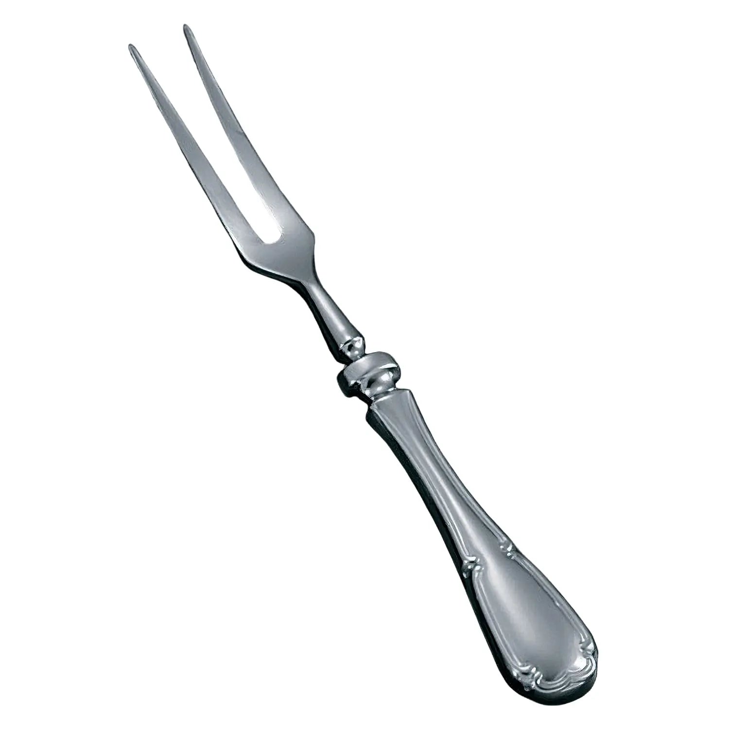 Premium EBM Stephanie Stainless Steel Carving Fork - Heavy Duty BBQ Meat Fork for Roast Beef, Turkey & Ham - Perfect for Grilling, Carving & Serving at Parties, Thanksgiving & Family Dinners