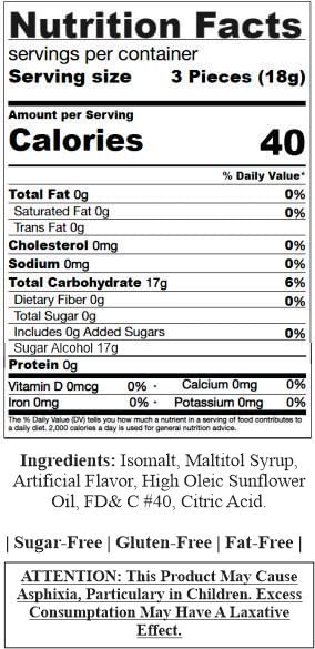 Sugar-Free Cinnamon Discs Hard Candy by SweetGourmet | 1lb Bulk Pack | Perfect for Keto Diet, Office Snacks & Holiday Treats