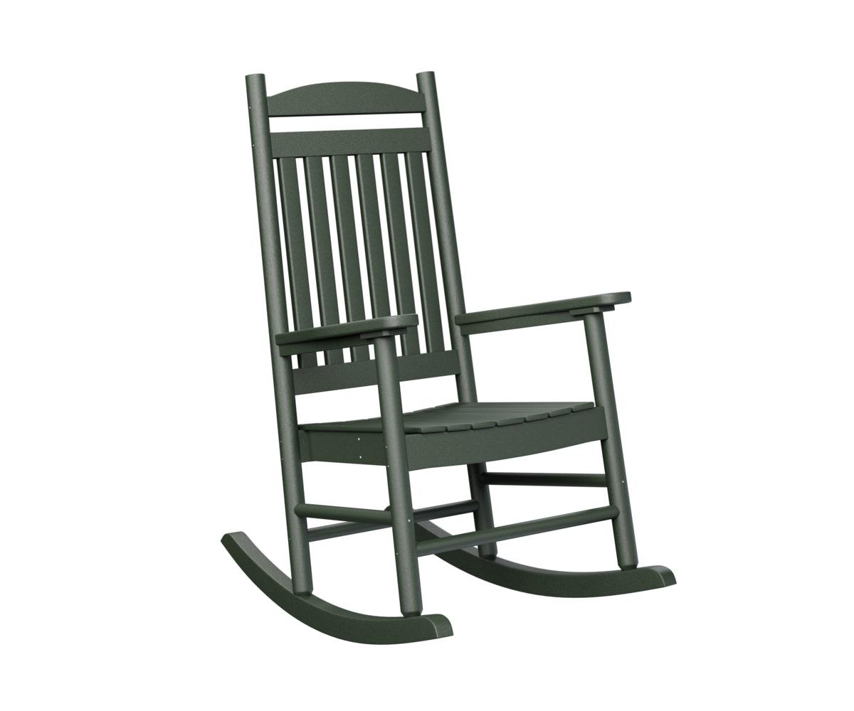 Berlin Gardens Porch Rocker - Classic Wooden Rocking Chair for Outdoor Patio, Garden & Front Porch - Perfect for Relaxing, Reading & Enjoying Nature