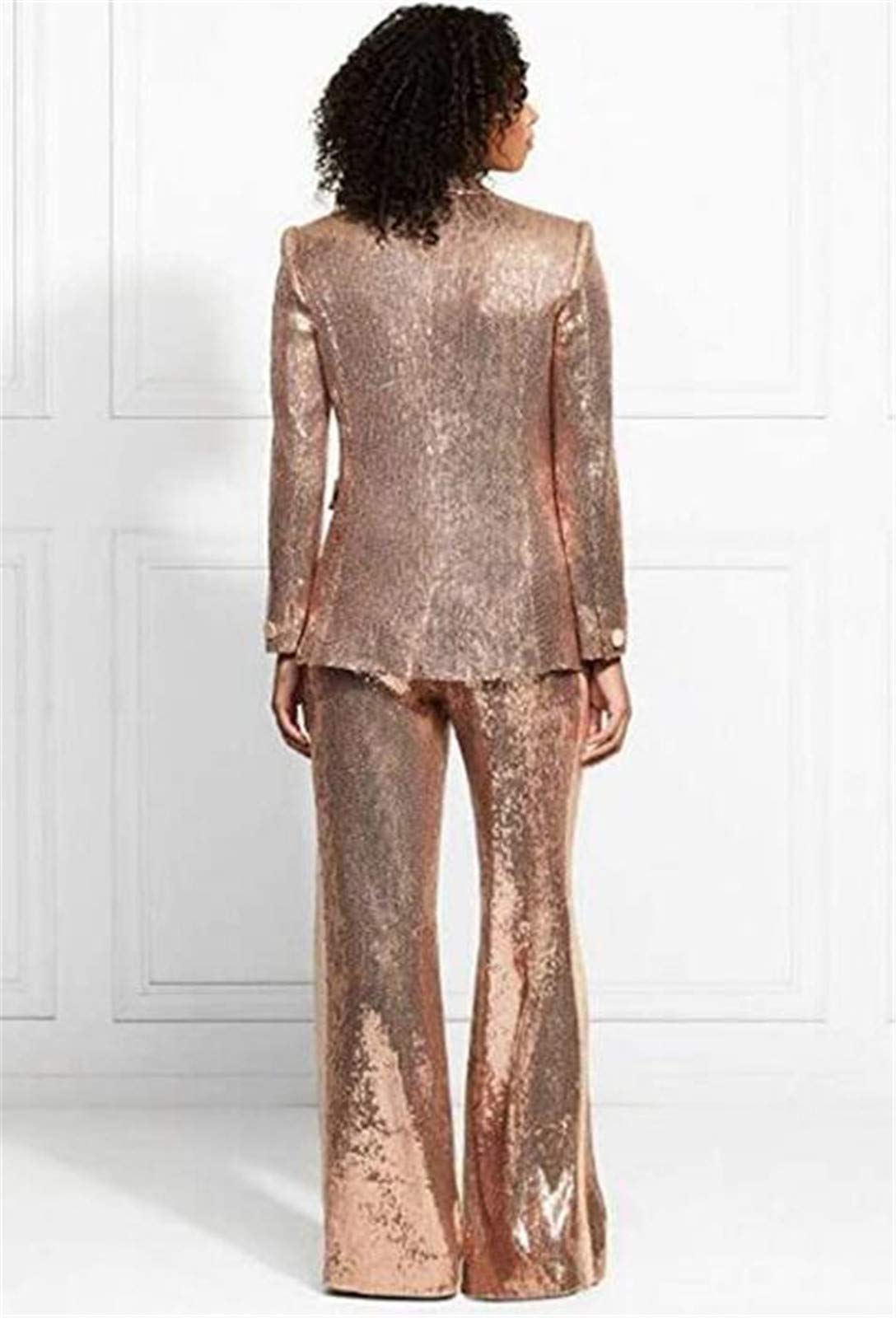 Women's Sequin Blazer Suit Set - Elegant Wedding & Party Tuxedo Outfit for Ladies | Formal Events, Prom, Evening Gala, Cocktail Parties