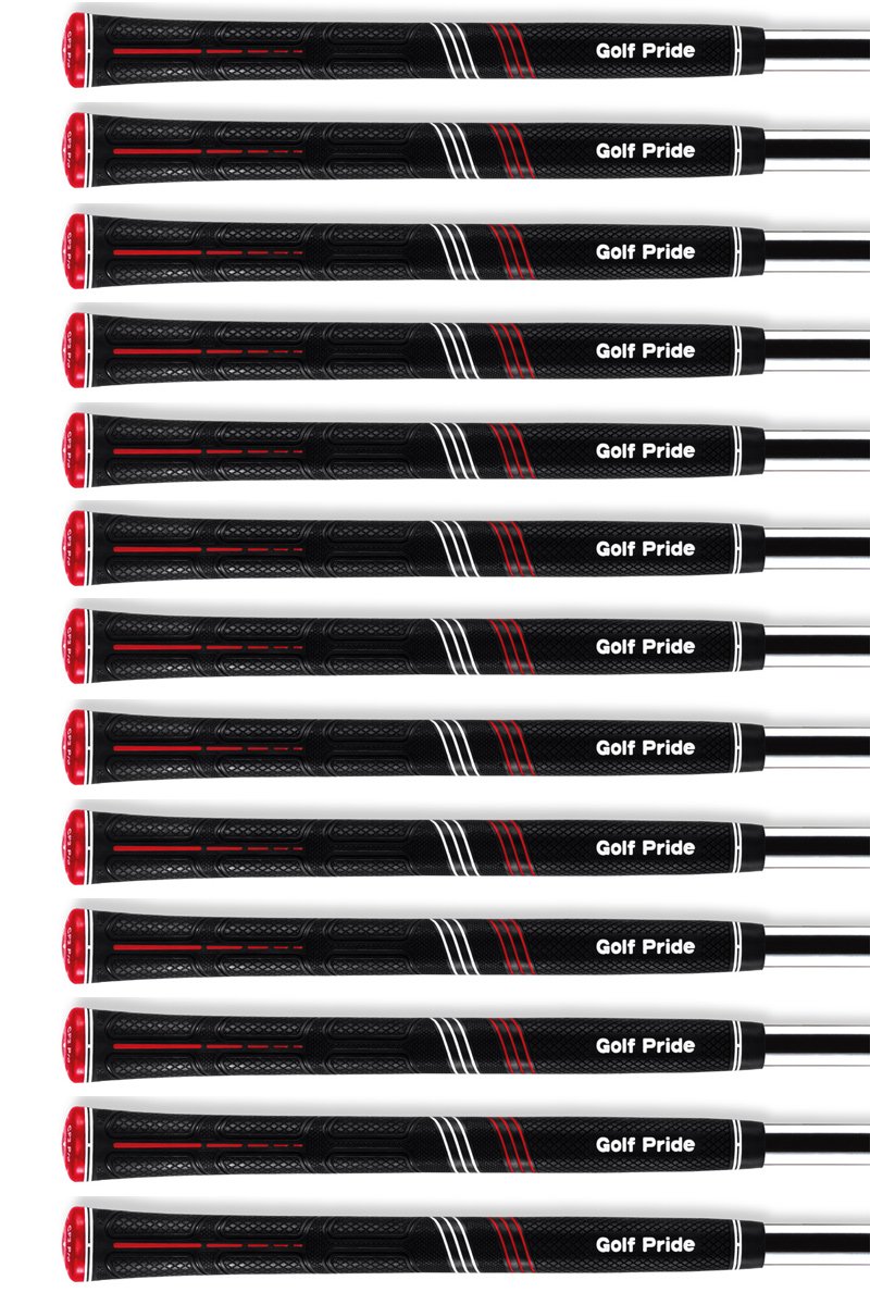 Golf Pride CP2 Pro Jumbo Red Rubber Golf Grips - Premium Comfort & Control for Better Performance on the Course
