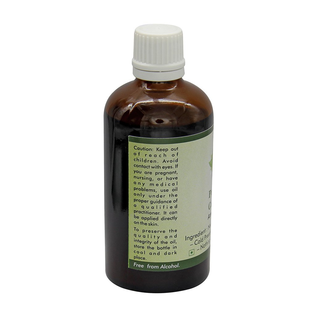 100% Pure & Natural Cold Pressed Neem Carrier Oil (Azadirachta Indica) - 100ml for Hair Care, Skin Treatment & Aromatherapy | RV Essential Organic Oil for DIY Beauty, Massage & Natural Remedies