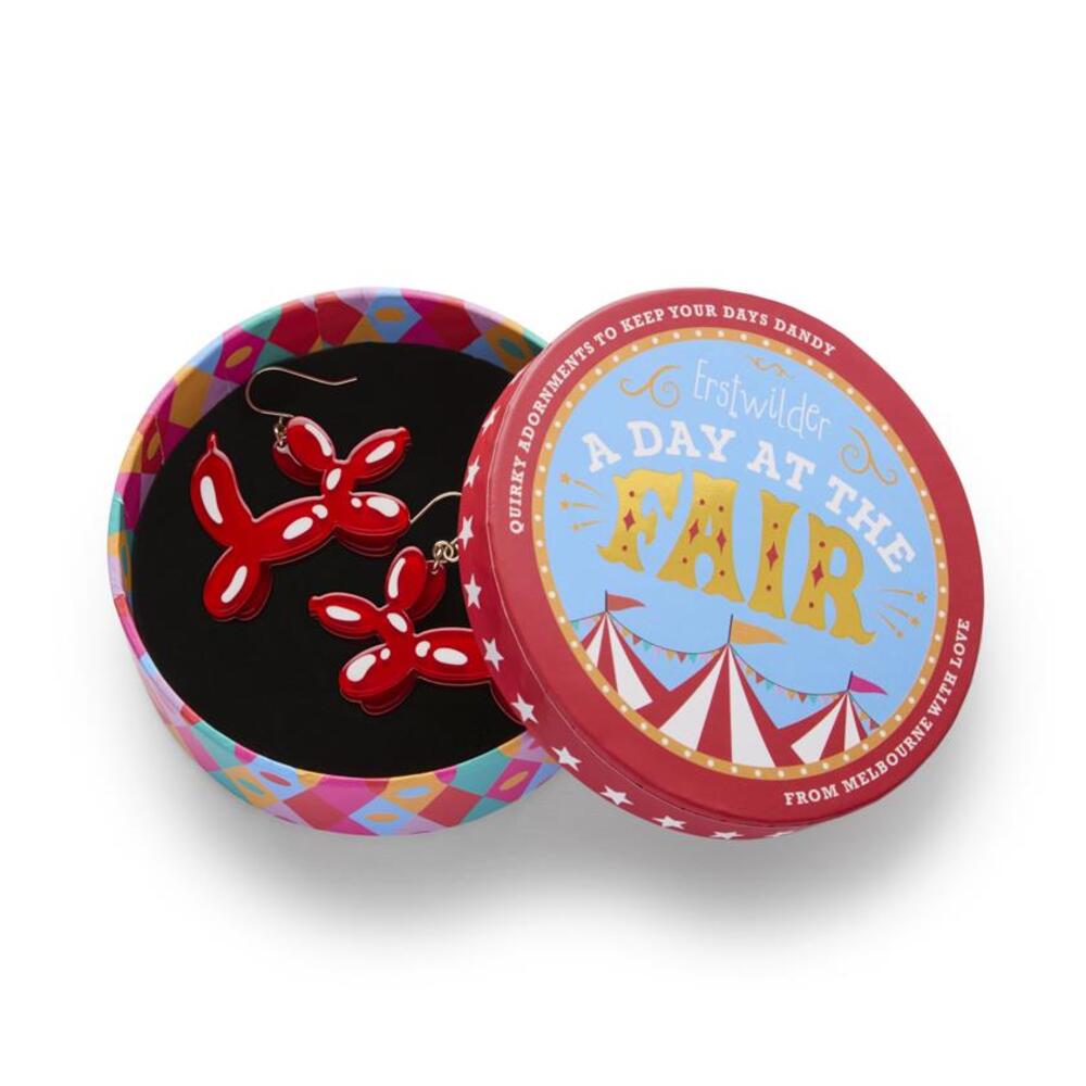 Erstwilder Balloon Best Friend Drop Earrings - Fun & Playful Dangle Earrings for Parties, Gifts & Everyday Wear