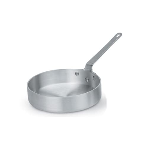 Vollrath 4074 Heavy Duty 7.5 Quart Aluminum Saute Pan - Commercial Grade Restaurant Cookware for Professional Chefs & Home Cooking - Perfect for Searing, Stir-Frying & Sauce Making