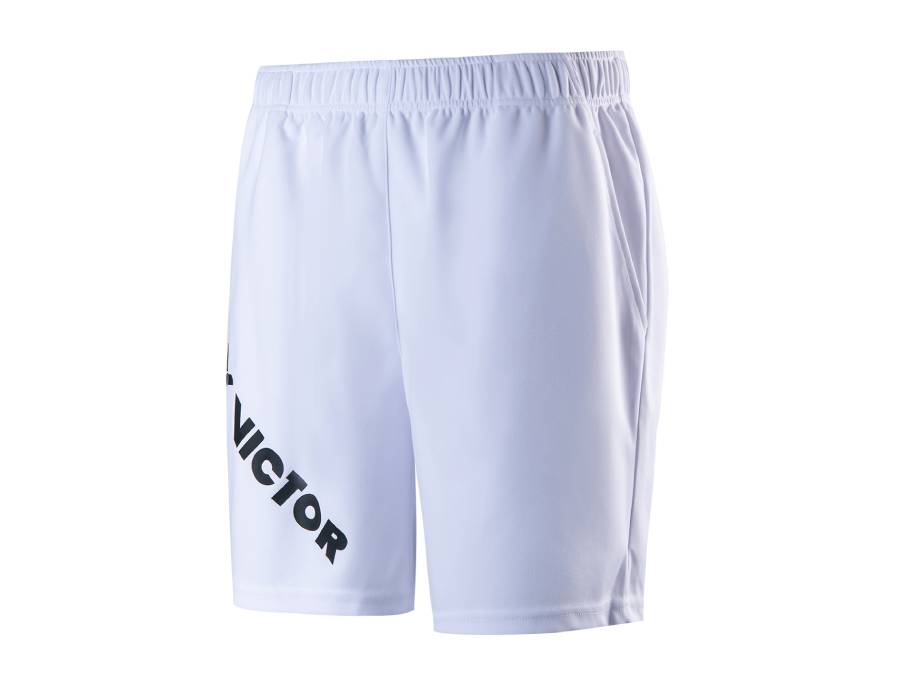 Victor R 20201A Men's Athletic Running Shorts - Breathable Quick-Dry Workout Shorts for Gym & Jogging [White] - Perfect for Running, Training & Outdoor Sports