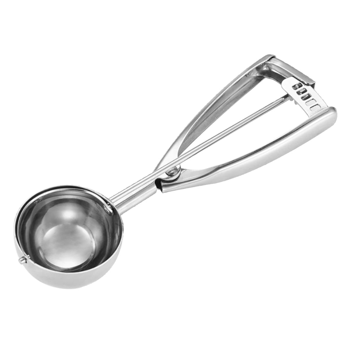 3 Tbsp Stainless Steel Cookie Scoop - Premium 18/8 Cookie Dough Scooper for Baking Cookies, Cupcakes, Muffins & Meatballs - Perfect Ice Cream Scoop for Home Bakers & Professional Chefs (Great for Holiday Baking, Party Treats & Kitchen Prep)