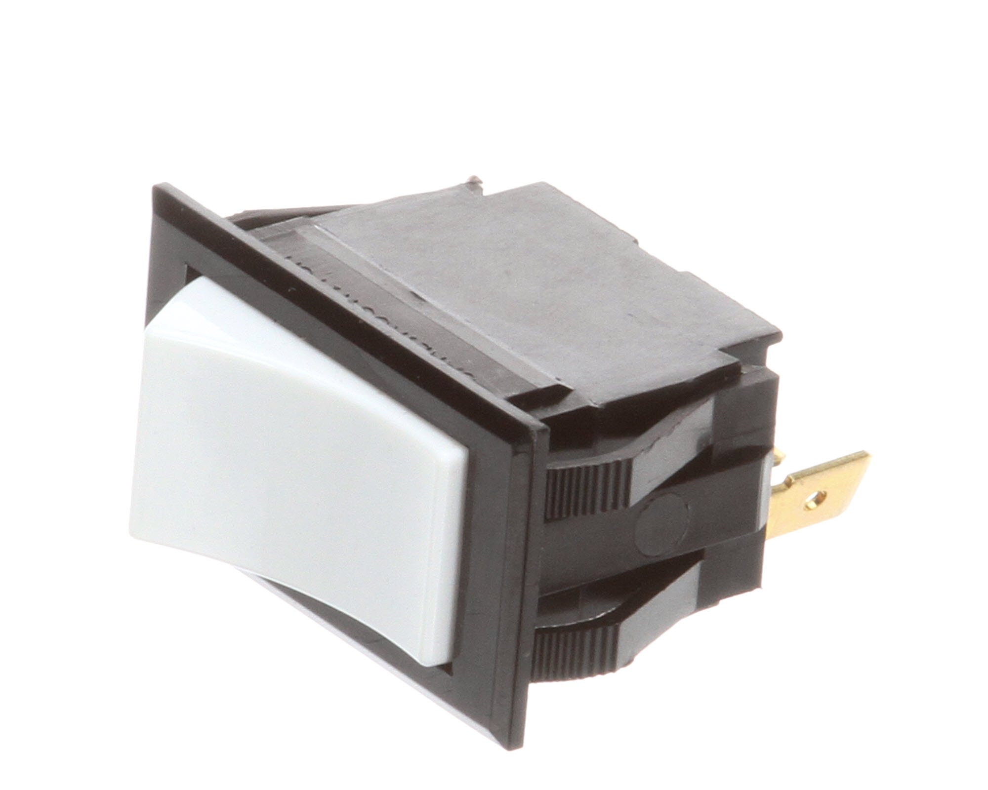 Pitco 60067401 SPST Black Rocker Switch - Heavy Duty On/Off Toggle for Industrial Equipment, Appliances, and Electrical Panels