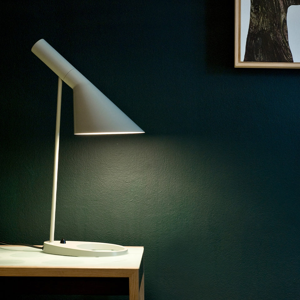 AJ Table Lamp - Modern LED Desk Lamp with Adjustable Brightness, Perfect for Home Office, Bedroom, and Reading Nook