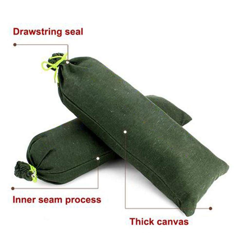 Heavy Duty Empty Drawstring Sand Bags 4 Pack - 12