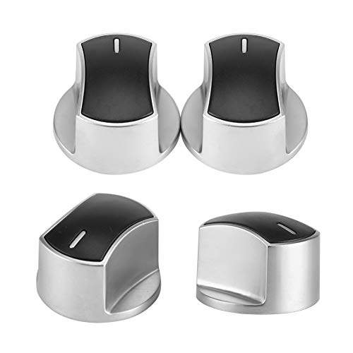 Universal Gas Stove Knobs - 2 Pack Metal Burner Control Replacement Parts for Most Stoves | Durable & Heat-Resistant for Kitchen, RV, Outdoor Cooking & Camping
