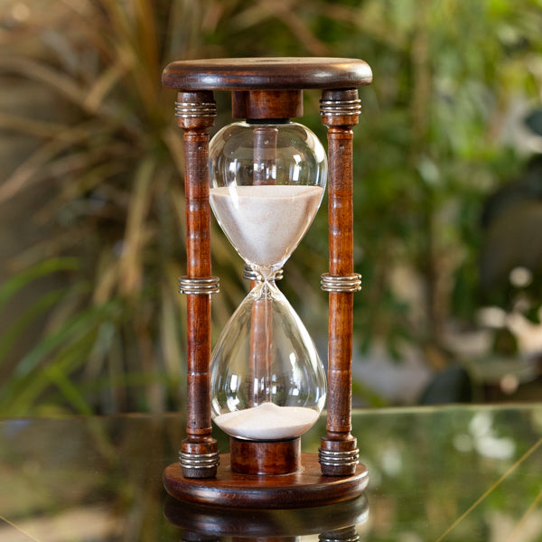 Pirate Bobbin Hourglass - Vintage Sand Timer for Sewing & Crafts - Perfect for Quilting, Embroidery & DIY Projects