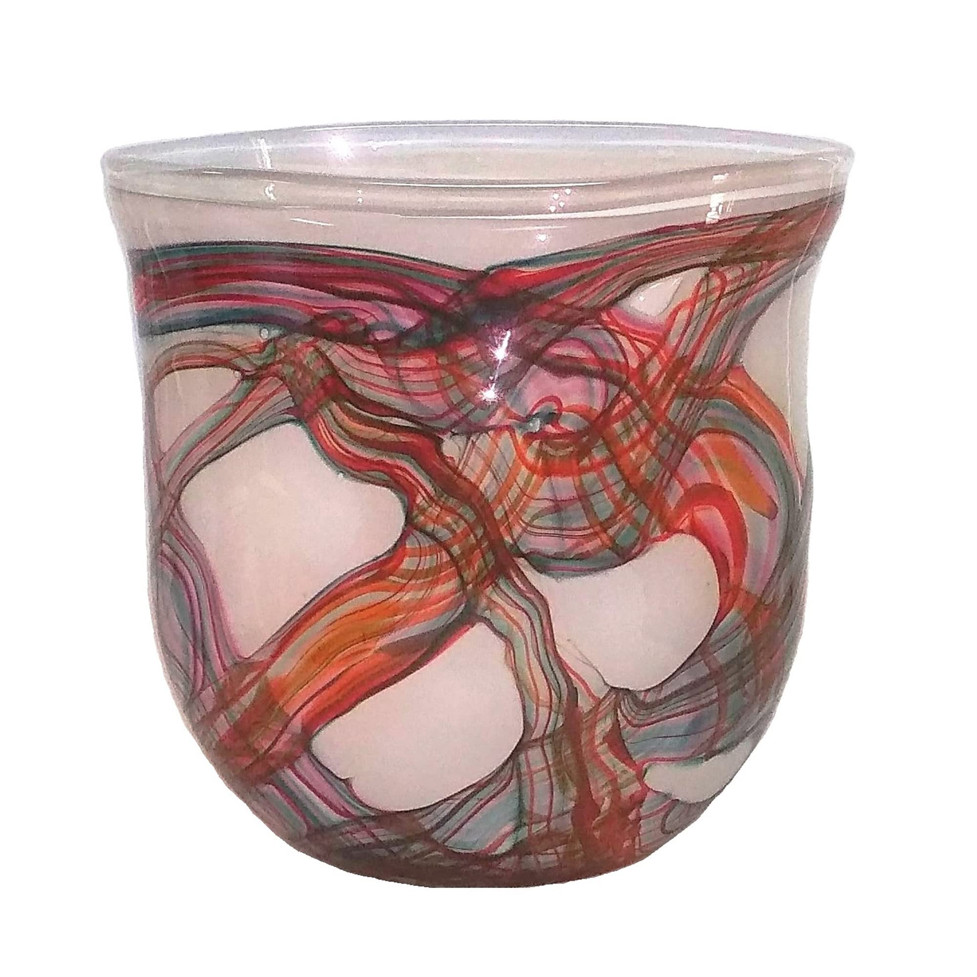 Elegant Modern Glass and Marble Vase - 12