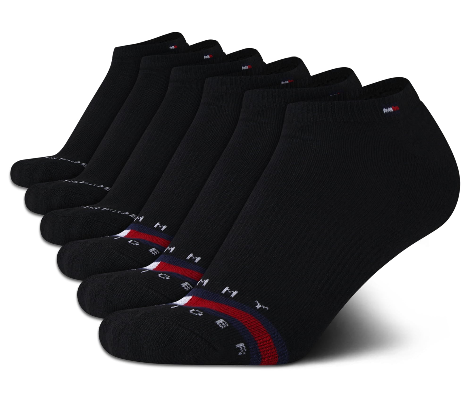 Tommy Hilfiger No Show Socks for Women - 6 Pack, Lightweight for Running & Casual Wear