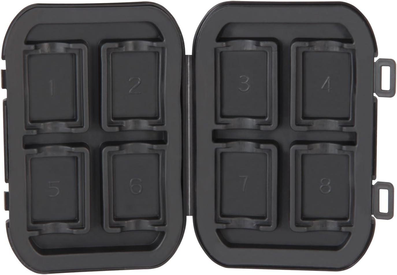 Delkin SD Card Storage Totes - Waterproof & Shockproof Memory Card Organizer Case for Camera, GoPro, DSLR - Perfect for Travel, Photography & Outdoor Adventures (Black)