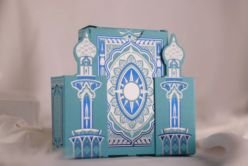 1001 Nights Aurora Qubba Edition Playing Cards - Premium Collectible Deck for Magic Tricks, Poker Games & Gift Giving