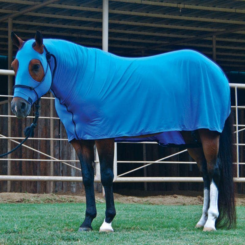 Purple Full Body Horse Blanket - Breathable & Durable Sleazy Sheet for Horses - Perfect for Training, Shows & Cool Weather Protection