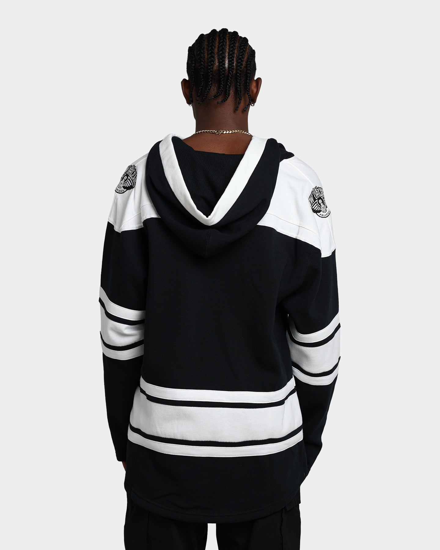 New Orleans Pelicans Superior Lacer Hoodie - 47 Brand NBA Basketball Fan Apparel, Jet Black - Perfect for Game Day, Casual Wear & Sports Enthusiasts