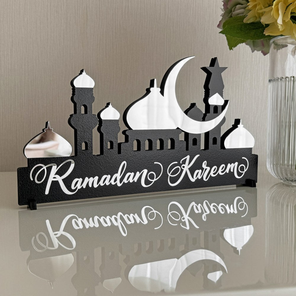 Ramadan Decorations - Islamic Tabletop Art for Home & Office - Perfect for Ramadan Gifts, Eid Celebrations & Muslim Home Decor