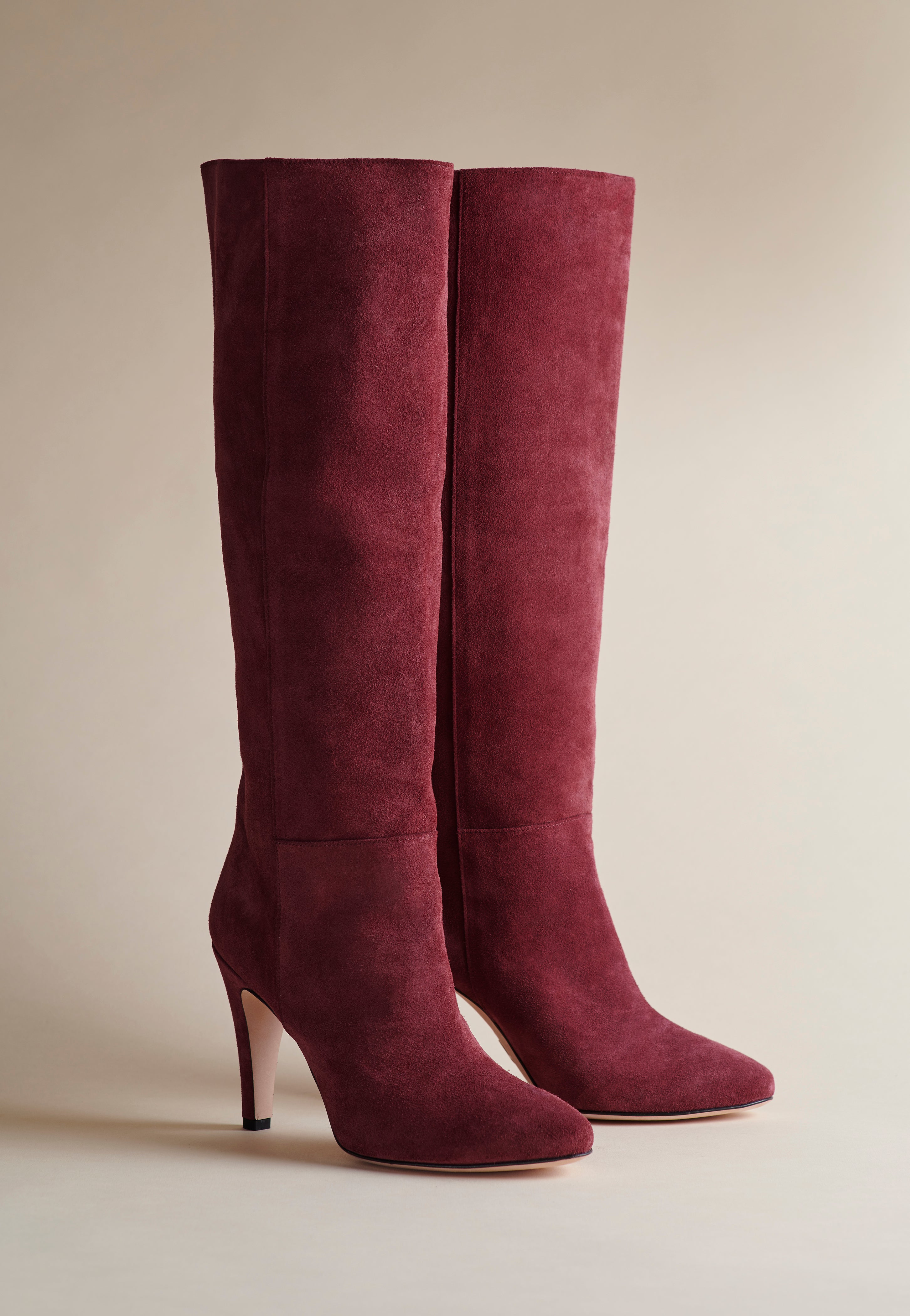 Stylish Oxblood Suede Palms Boots for Women - Comfortable Ankle Booties for Fall & Winter Fashion | Perfect for Office, Dating & Casual Outfits