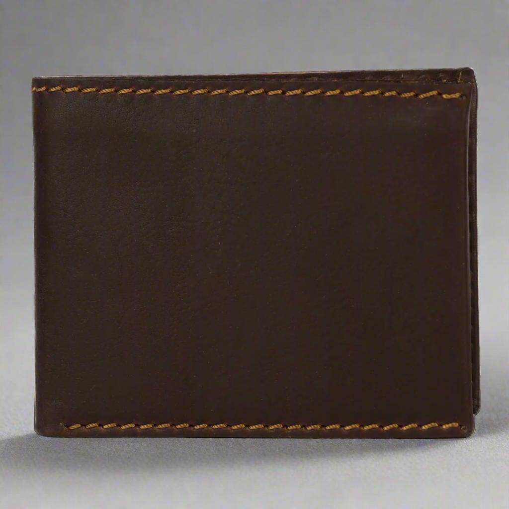MET Men's Bifold RFID Blocking Leather Wallet - Slim Flip Up Design for Cash & Cards - Perfect for Travel, Business & Everyday Use