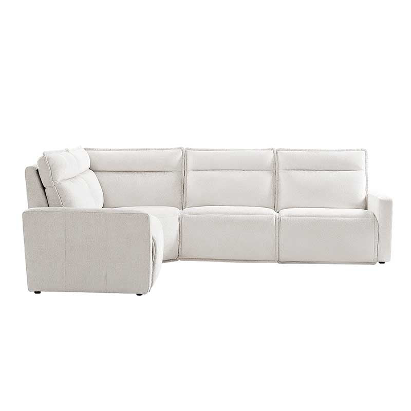 Essentia Power Reclining Corner Sofa - Easy Care Fabric Sectional Couch with USB Charging for Living Room, Home Theater & Family Room Comfort