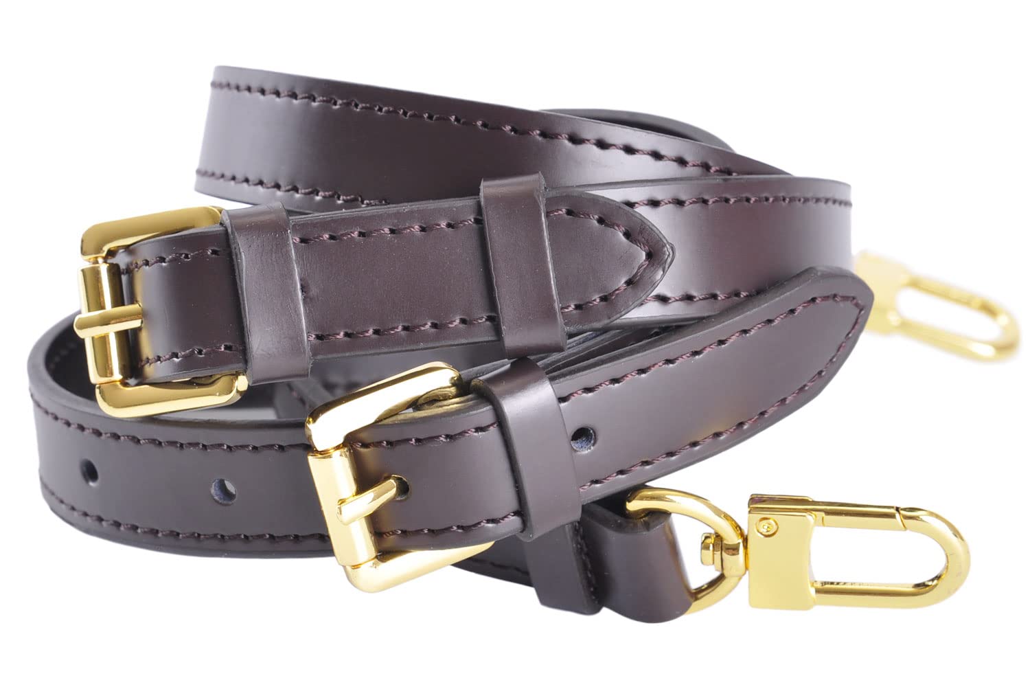 Genuine Vachetta Leather Crossbody Replacement Straps for Purses & Shoulder Bags - 0.71