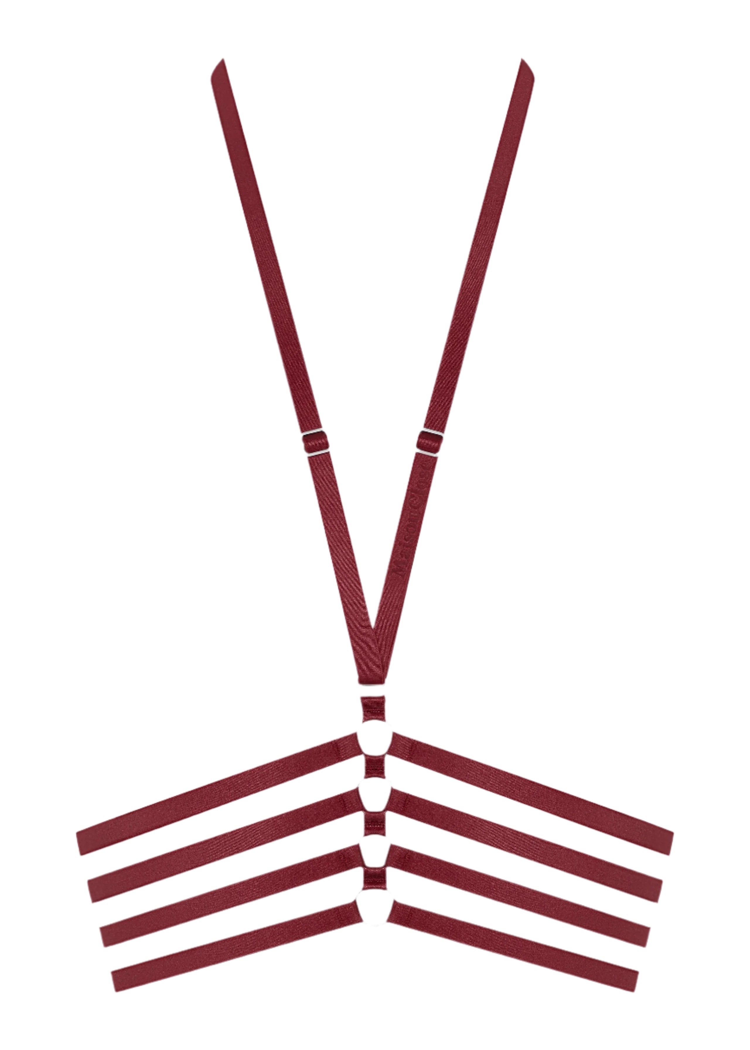 Les Fetiches Dog Harness (Burgundy) - Adjustable Pet Vest for Small & Medium Dogs - Perfect for Walking, Training & Outdoor Adventures