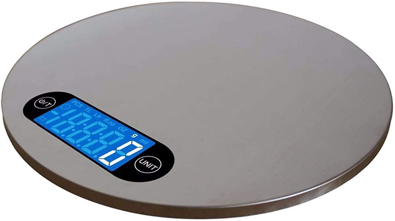 Corsehild Digital Kitchen Scale - Stainless Steel Platform, LCD Display, Precise Weight Measurement for Baking, Cooking & Portion Control (Batteries Not Included) | Perfect for Home Chefs & Meal Prep