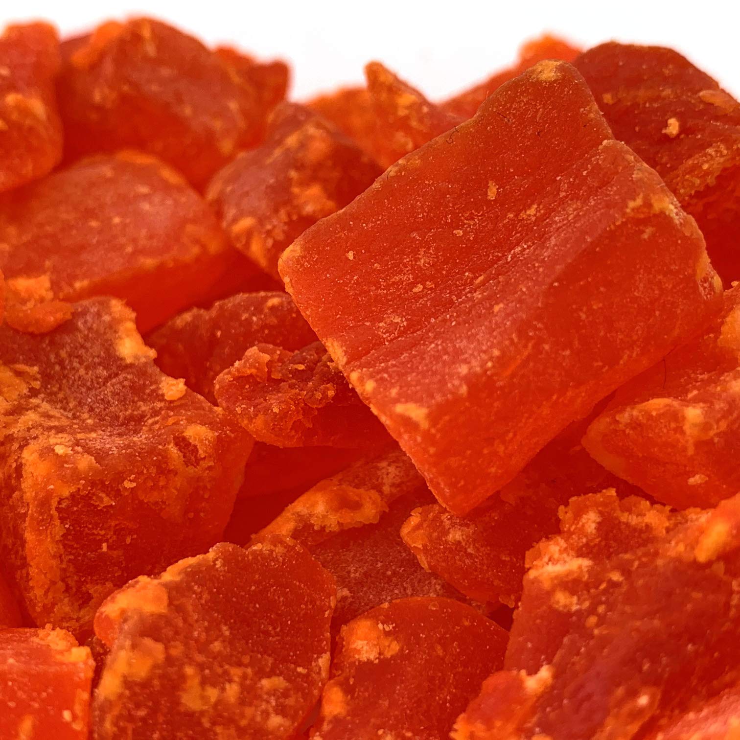 Needzo Fresh Diced Dried Papaya Chunks - 3 Pack (8oz Each) | Healthy Natural Snacks for Adults & Kids | Perfect for Lunchboxes, Hiking & On-the-Go Snacking