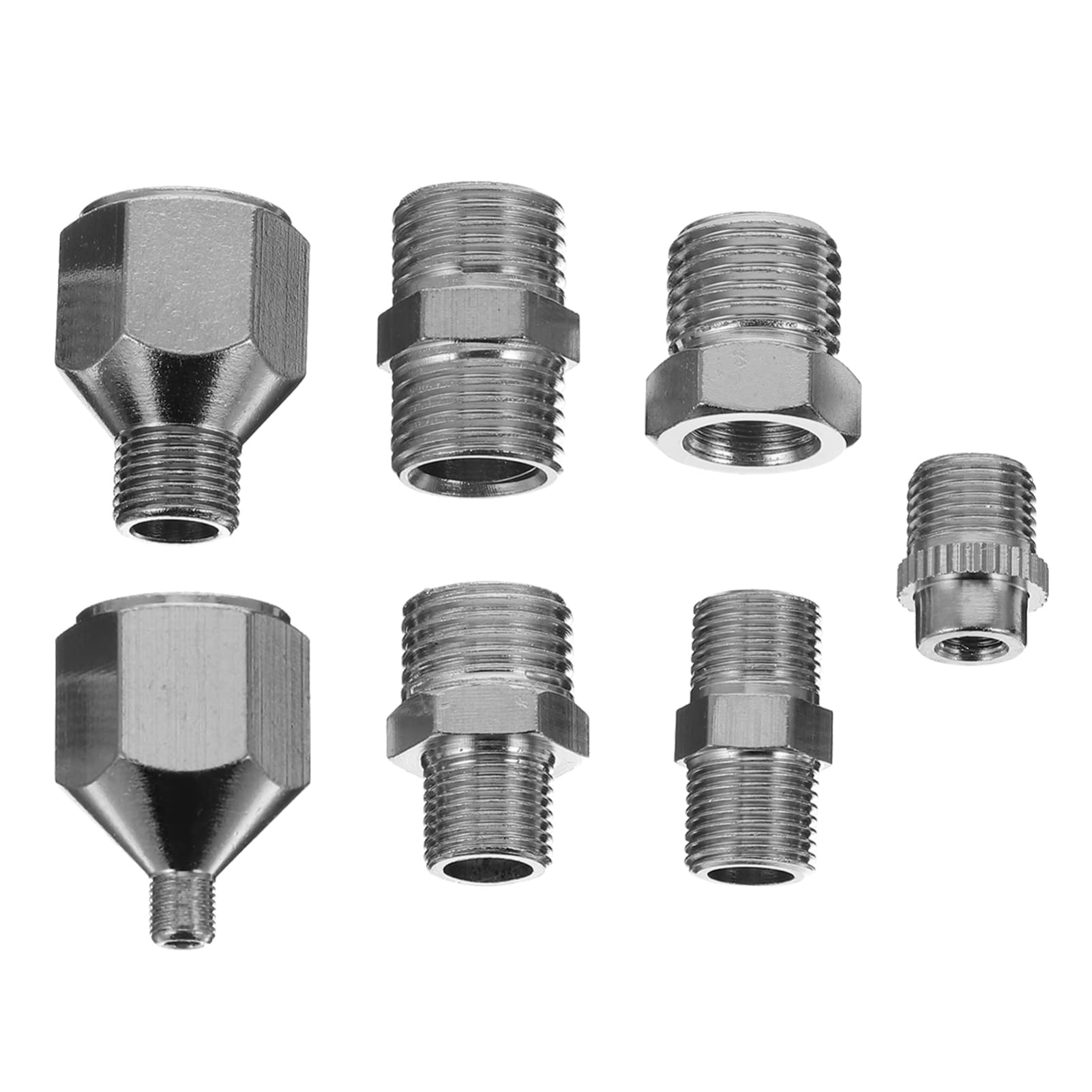 **Ciieeo 7-Piece Airbrush Adapter Set - Air Compressor Fittings, Disconnect Couplers & Hose Connectors for Airbrush Painting, DIY Crafts & Nail Art**    *(Perfect for Artists, Hobbyists & Professionals - Enhance Your Airbrushing Experience with Reliable Air Flow Control!)*
