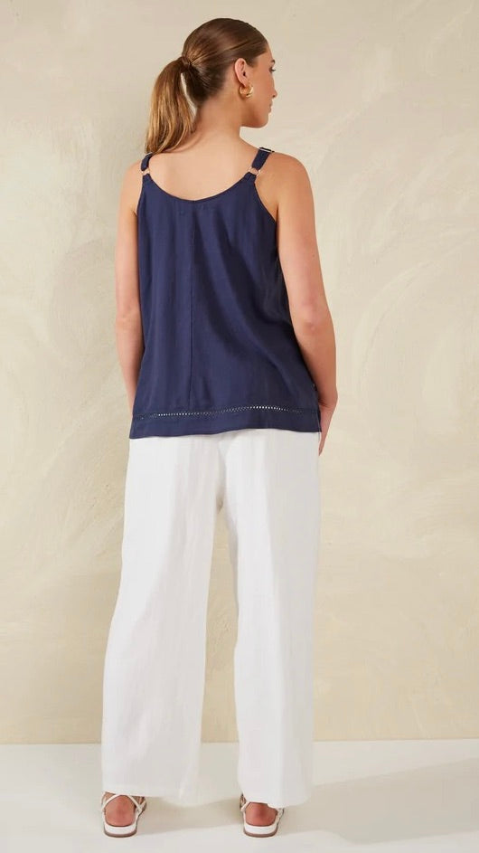 Sardinia Tank Riviera - Women's Flowy Summer Tops for Beach, Vacation & Casual Outfits | Lightweight & Breathable Fabric