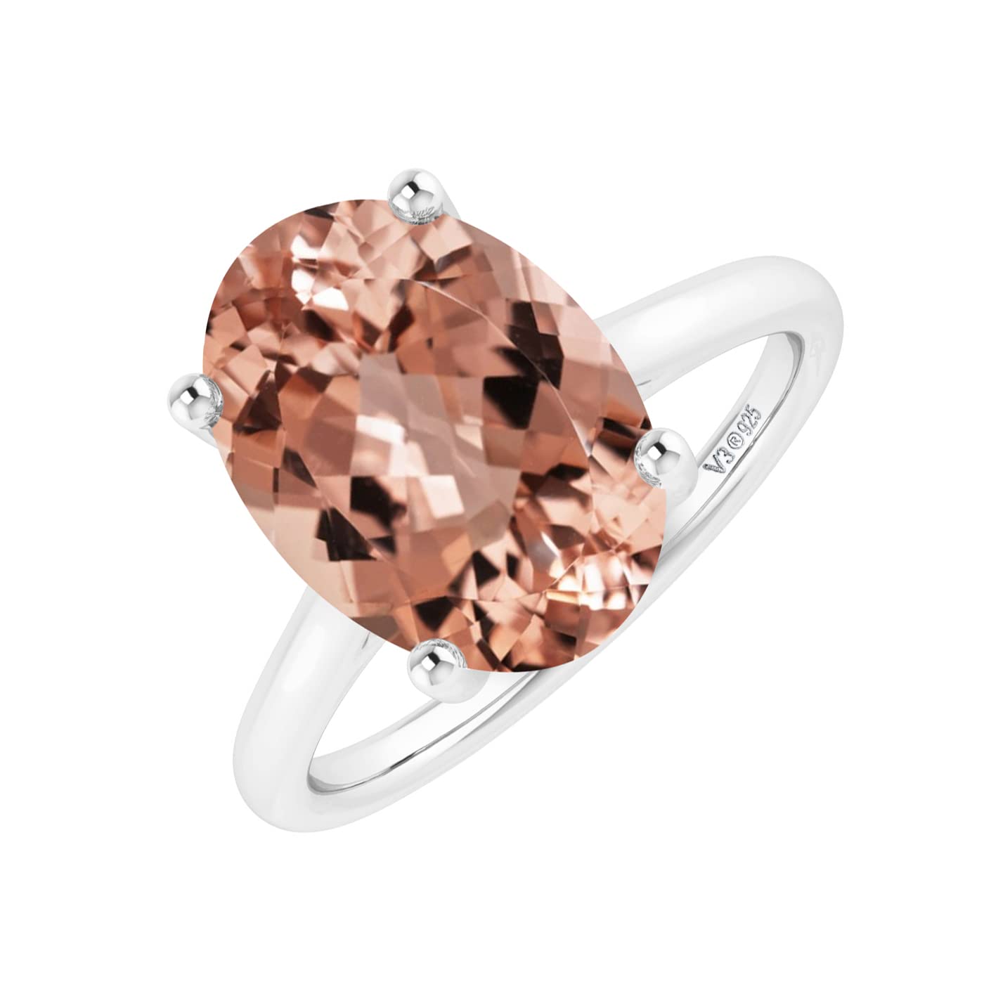 Elegant Sterling Silver Solitaire Ring for Women - Perfect for Engagement, Wedding & Anniversary Gifts | Hypoallergenic & Tarnish-Resistant Jewelry