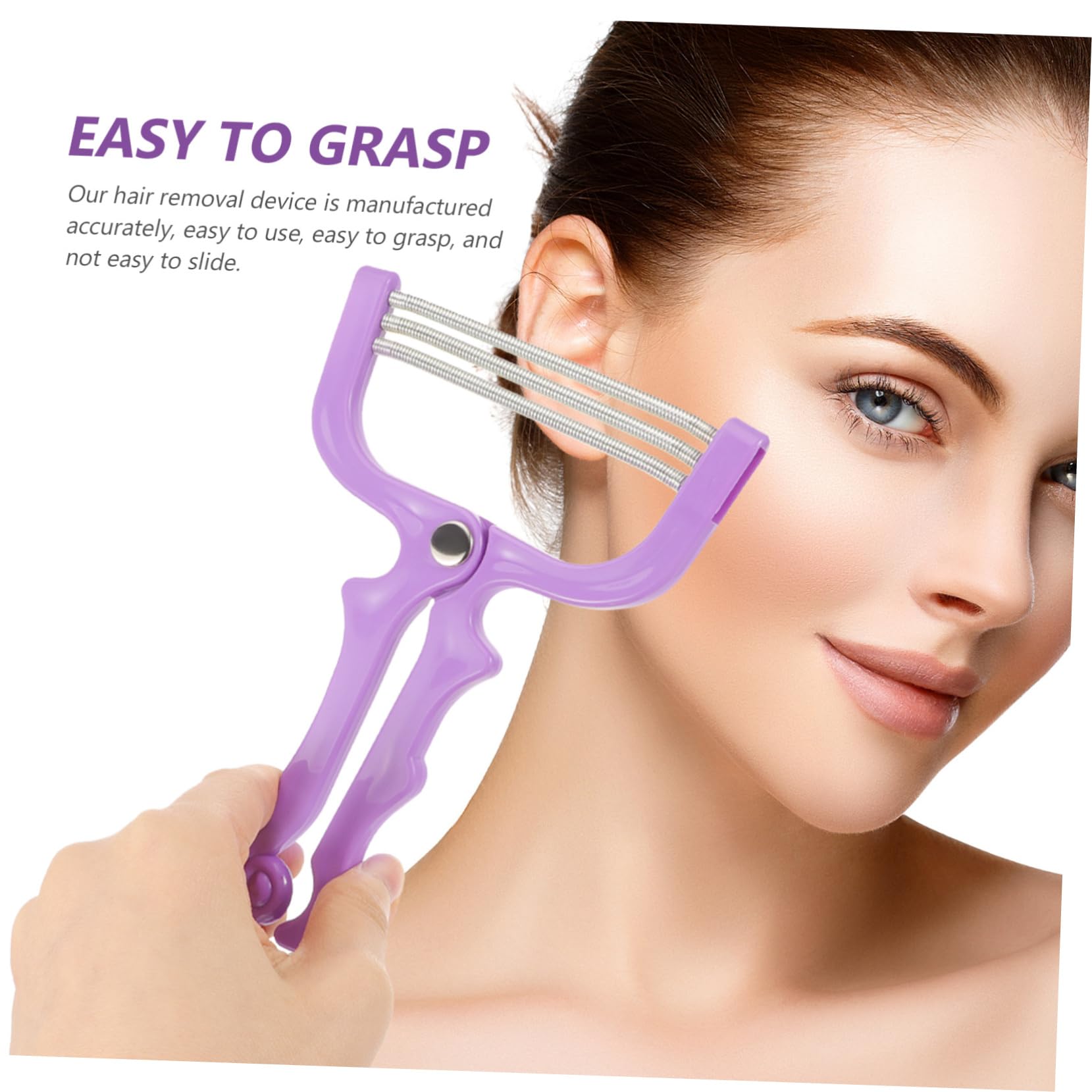 Spring Facial Hair Remover for Women - Upper Lip, Chin & Cheeks Threading Kit | Painless Hair Removal Tool for Smooth Skin | Perfect for Home Use & Travel