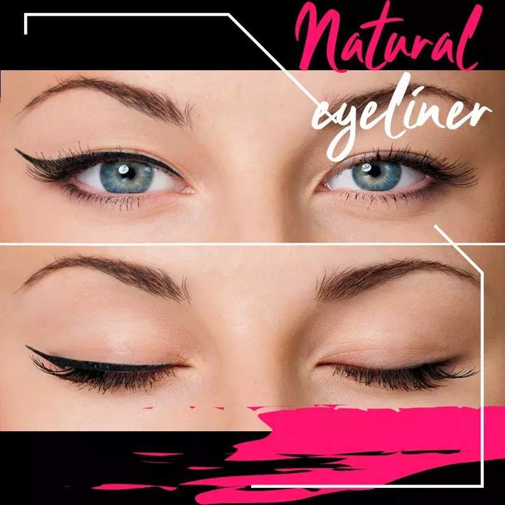 40pcs Reusable Eyeliner Stickers - Waterproof & Smudgeproof Eye Shadow Template for Cat Eye & Double Eyelid Makeup | Precise Eyelid Line Stick for Perfect Winged Liner | Ideal for Daily Use, Parties & Special Occasions (Gold)