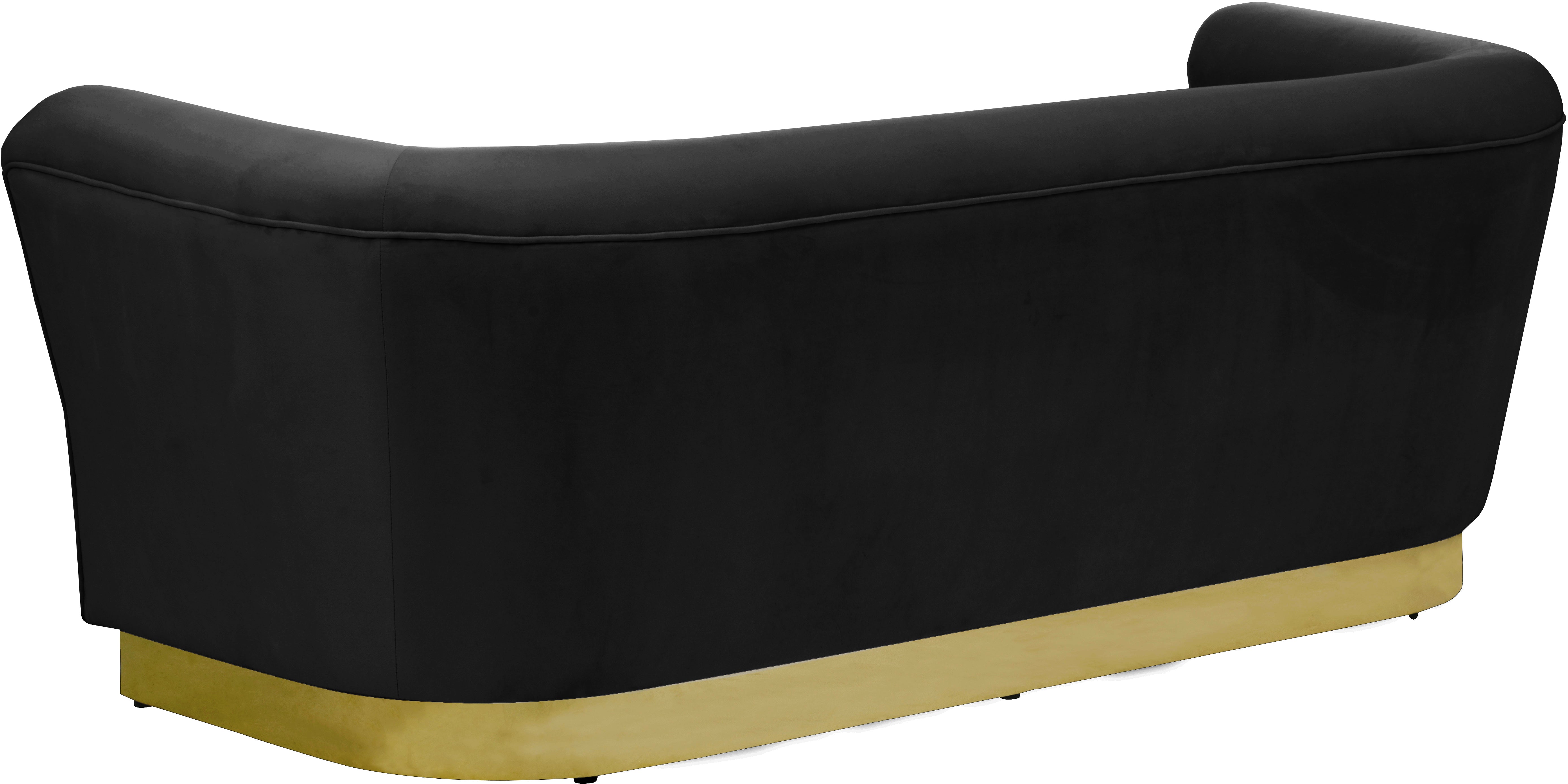 Luxury Bellini Velvet Sofa - Modern Plush Upholstered Couch for Living Room, Lounge & Home Decor - Soft Comfortable Sectional Sofa for Apartment, Dorm or Office