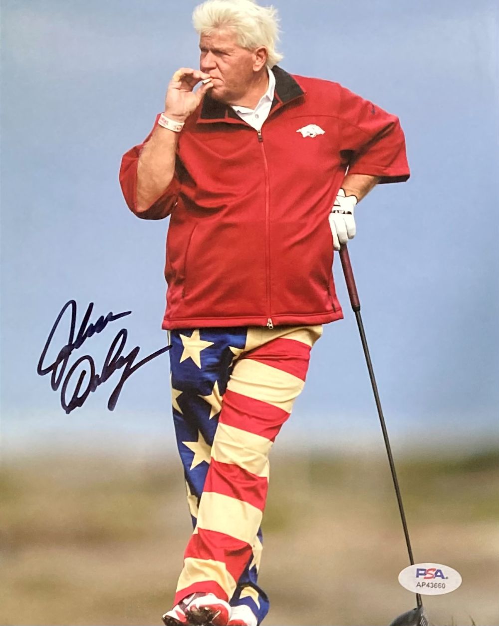 John Daly Autographed 8x10 PGA Golf Photo - PSA/DNA Certified - Perfect for Golf Fans, Collectors & Sports Memorabilia Displays