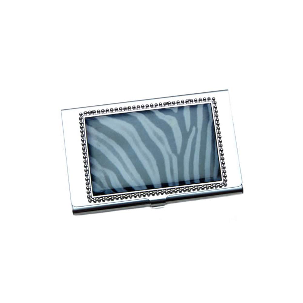 Zebra Business Card ID Case - Durable RFID Blocking Wallet for Secure Storage, Perfect for Professionals and Everyday Use