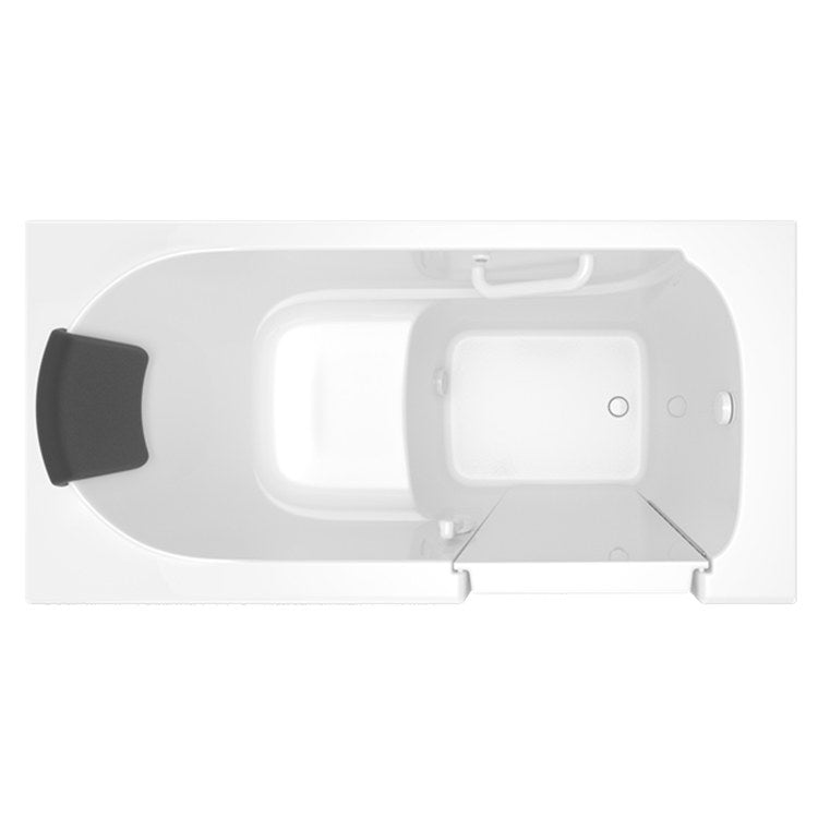 30W x 60L Gelcoat Walk-In Soaking Bathtub with Right Hand Drain - 3060 Series | Perfect for Small Bathrooms & Spa-Like Relaxation