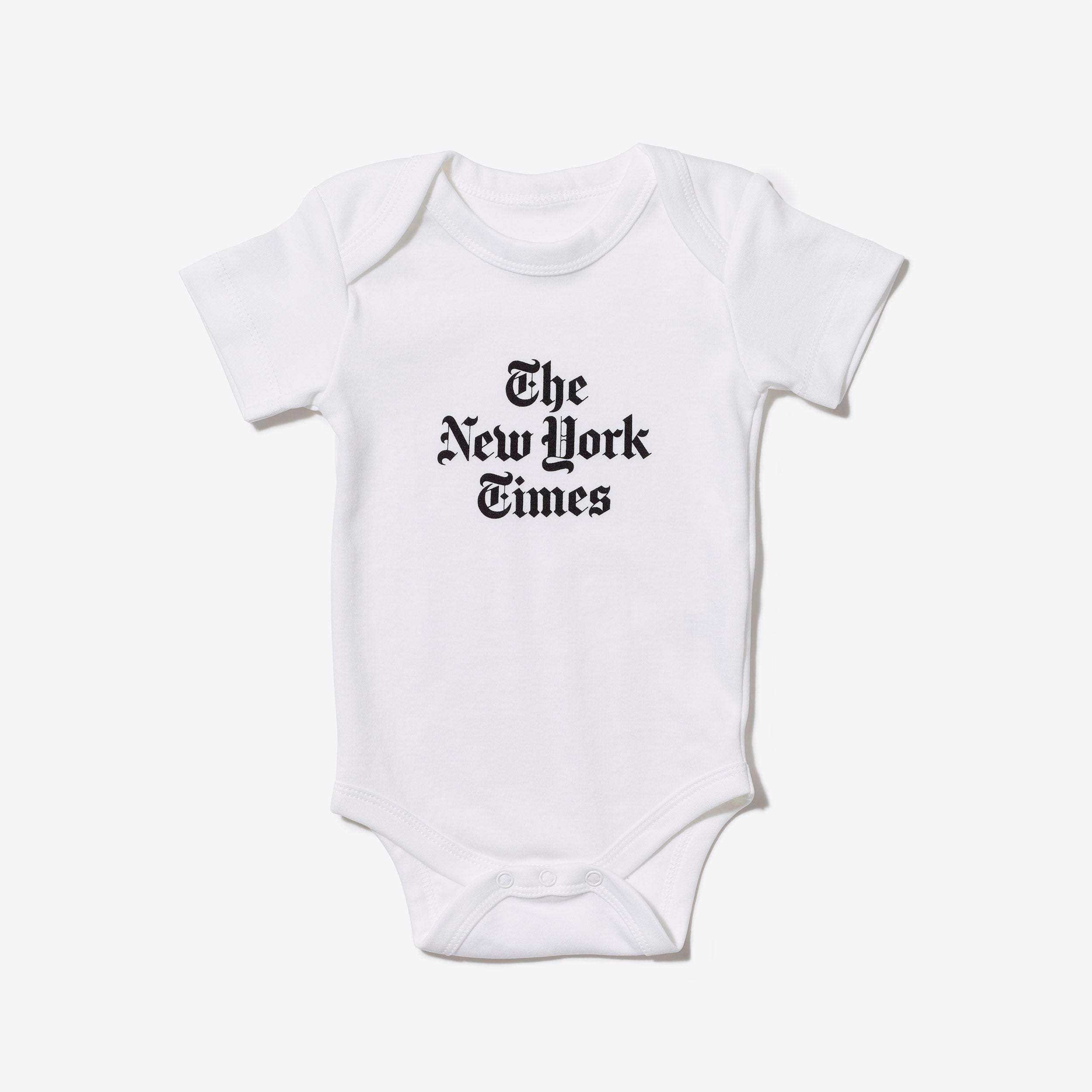 Baby Stacked Logo One-Piece Bodysuit - Soft Cotton Infant Romper for Newborns & Toddlers - Perfect for Playtime, Daycare & Family Photos
