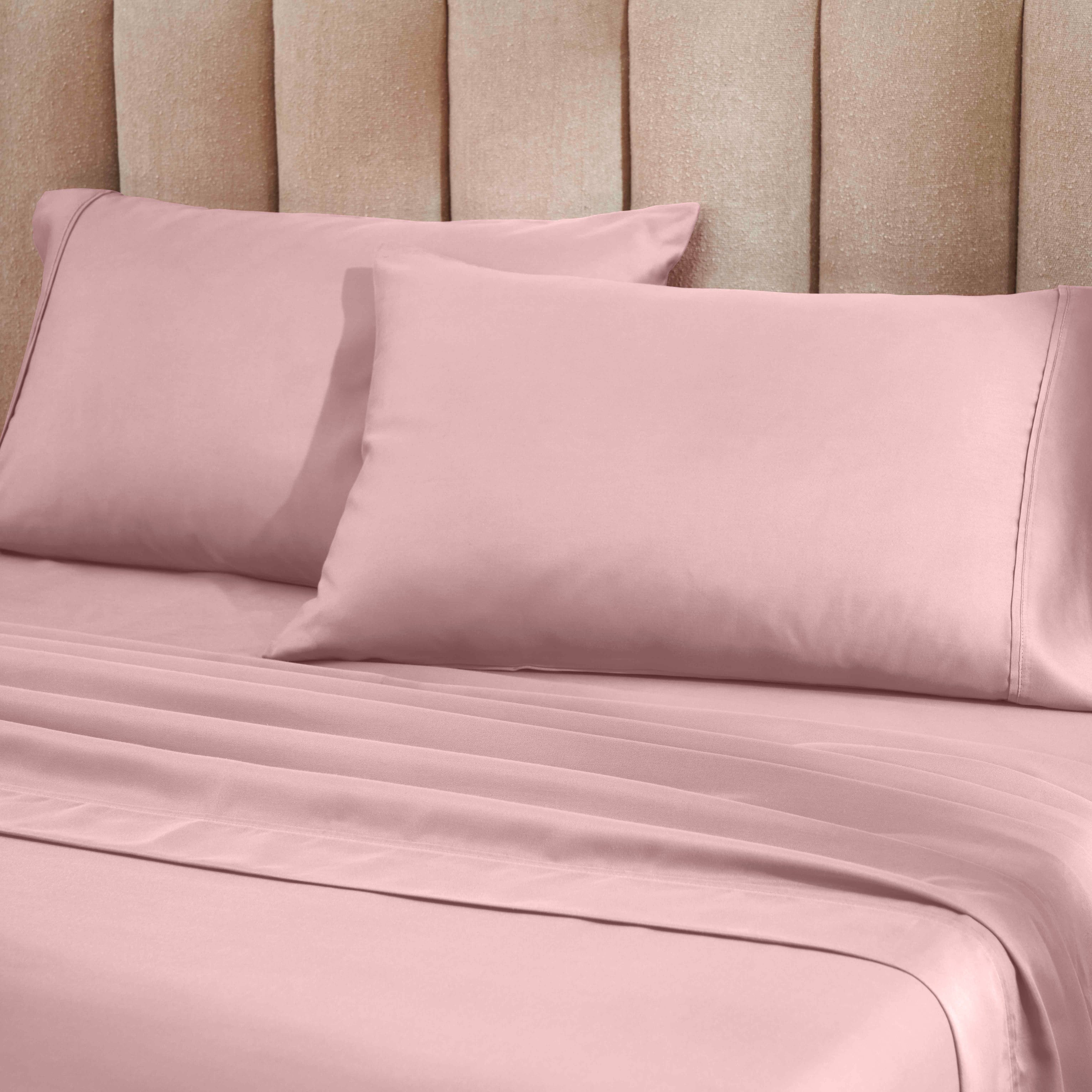 1200 Thread Count Cotton Rich Solid Deep Pocket Bed Sheet Set - Queen Size, Ultra Soft & Breathable - Perfect for Luxury Hotels, Guest Rooms & Master Bedrooms