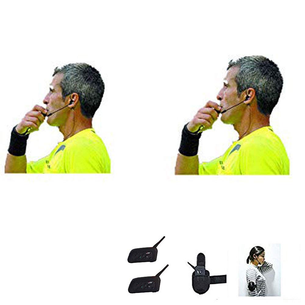 Wireless Football Referee Headset - Full Duplex Communication for 2 Referees | Durable & Clear Sound for Game Officiating, Coaching, and Sports Events