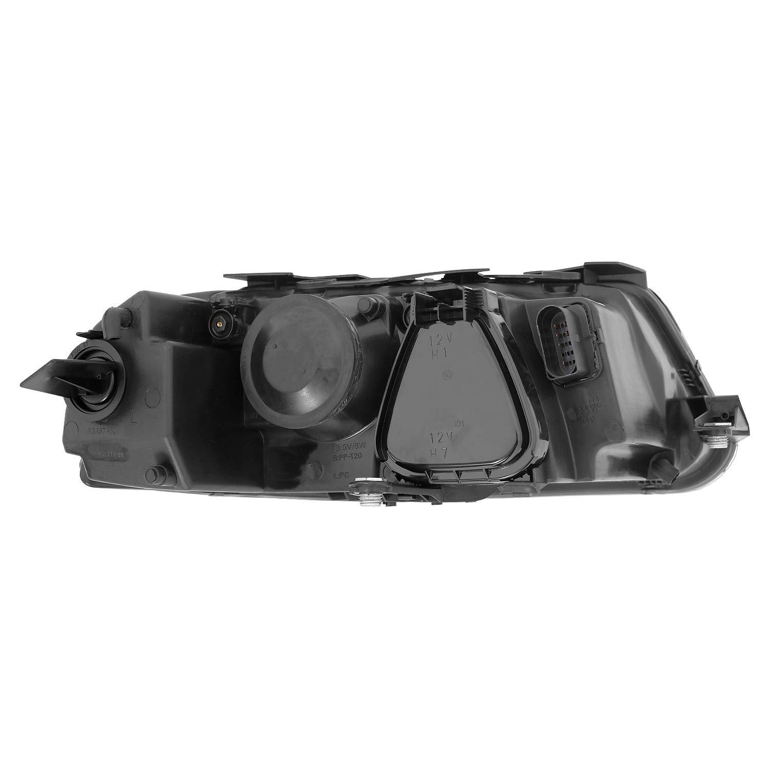 AmeriLite G2 Projector Headlights Halo Black for Volkswagen Passat - Left & Right Side Replacement - Upgrade Your Night Driving & Style