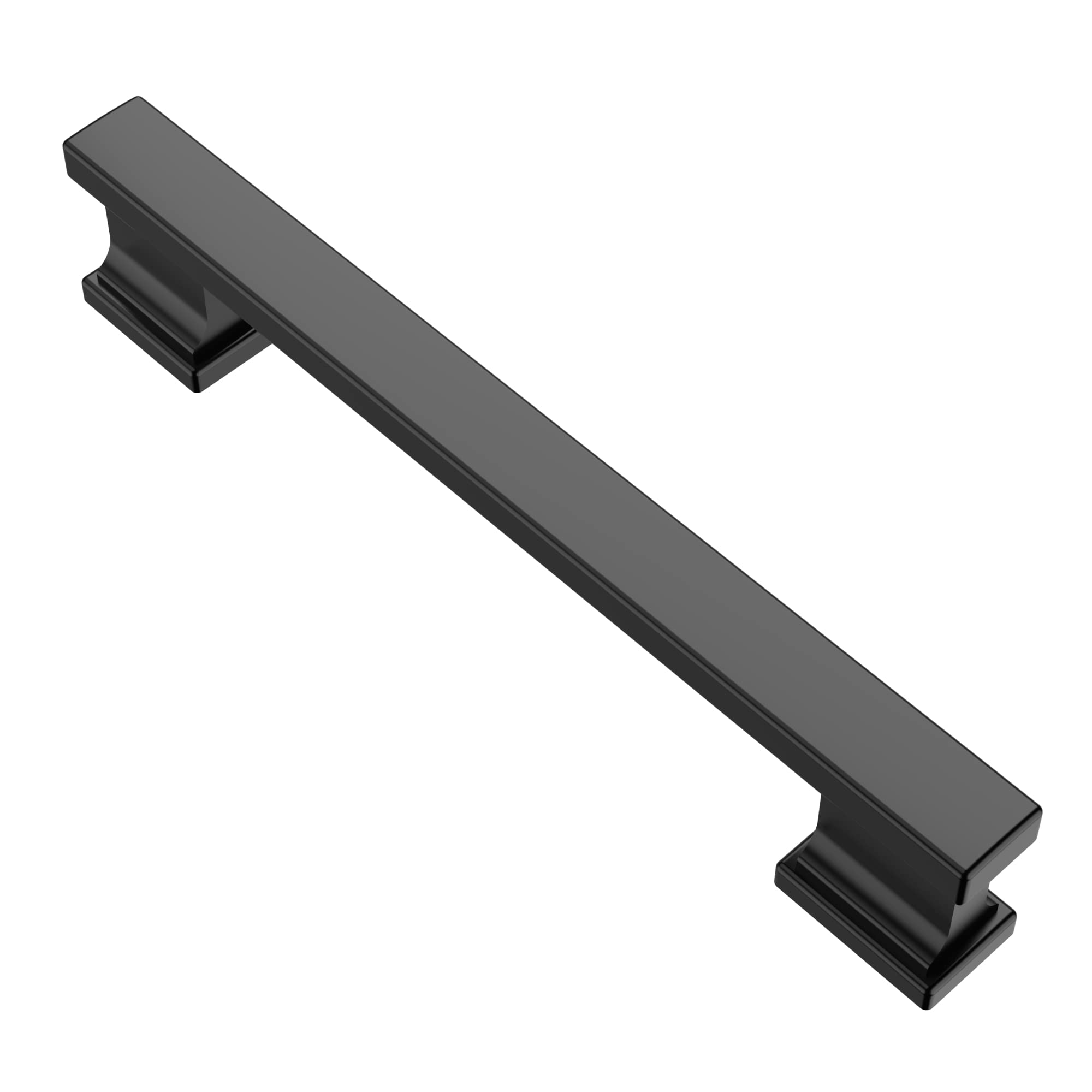 20 Pack Matt Black Cabinet Pulls - 5 Inch (128mm) Hole Centers - Modern Kitchen Cabinet Handles & Drawer Pulls - Durable Hardware for Cabinets, Dressers & Furniture (AL3061MB) - Perfect for Kitchen Remodeling & Home Upgrade