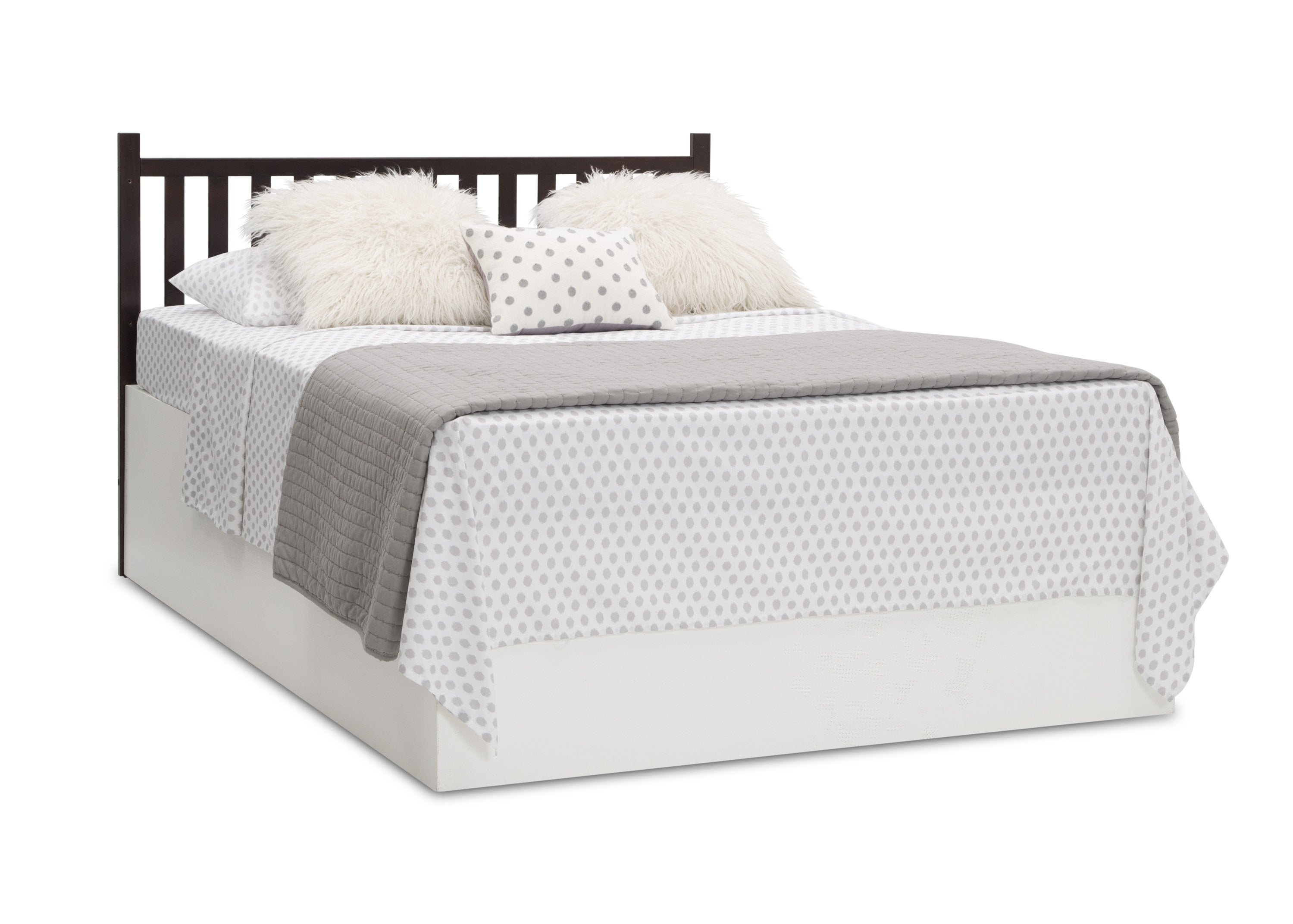 Mercer 6-in-1 Convertible Baby Crib with Toddler Rail - White Nursery Furniture for Newborn to Full Size Bed | Perfect for Nursery, Bedroom & Guest Room