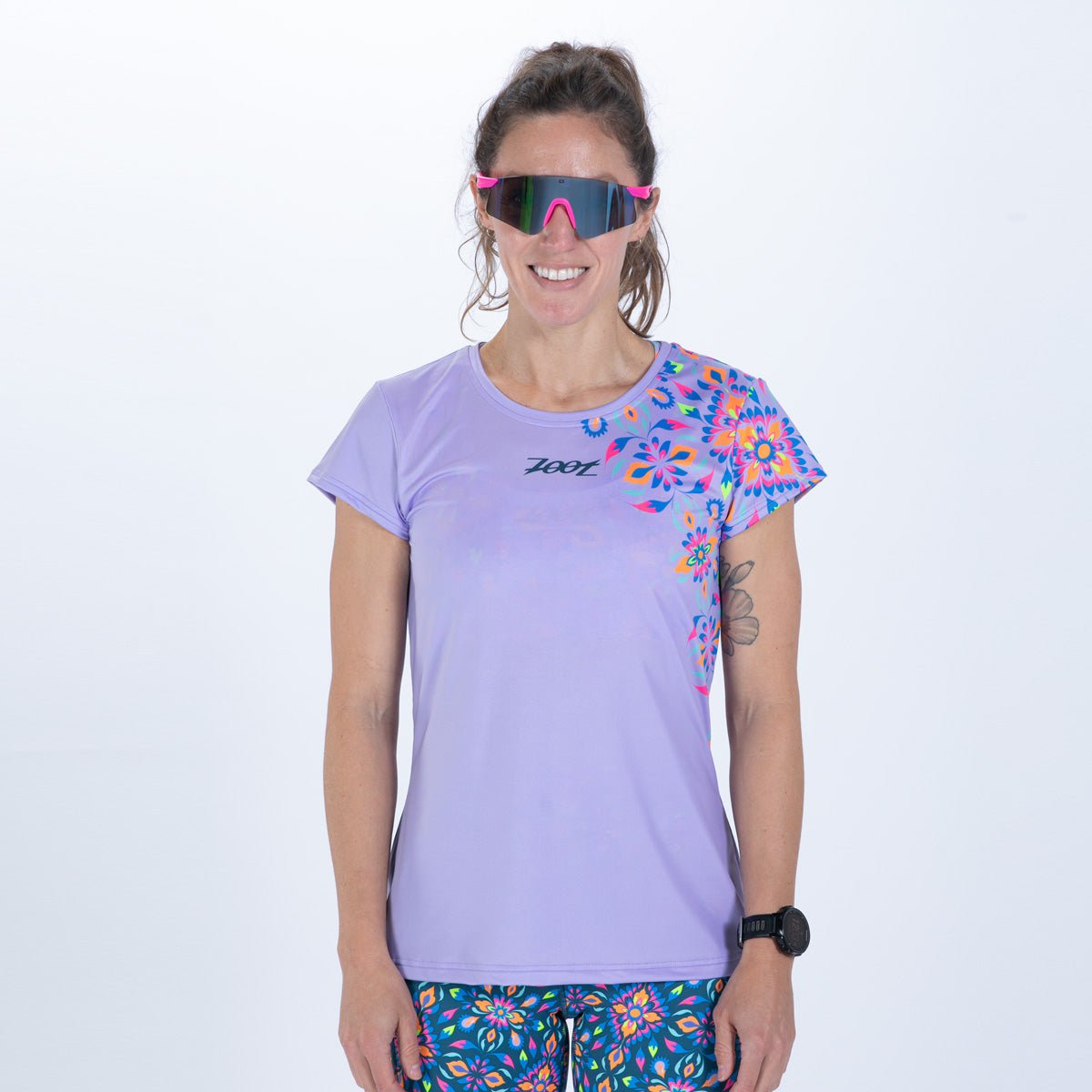 Women's Limited Edition Kaleidoscope Running Tee - Lightweight & Breathable for Workouts, Jogging & Active Lifestyle