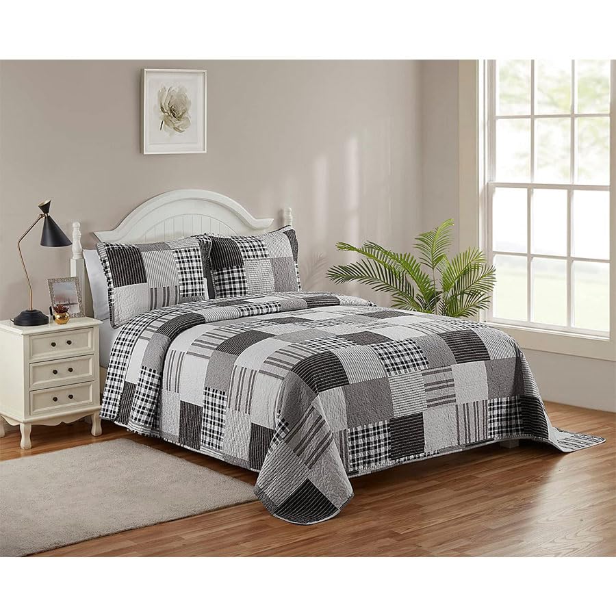 Plaid Grey