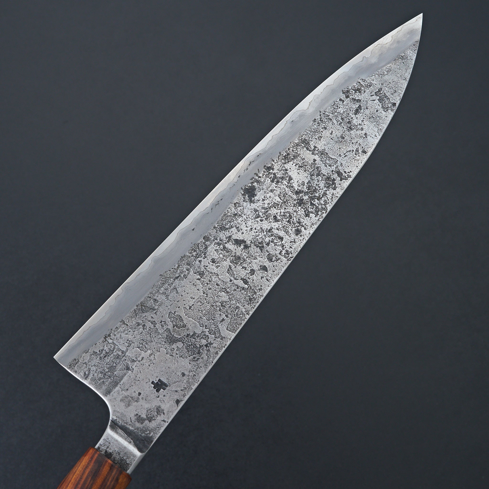 Premium Halcyon Forge 26c3 Wrought Iron Gyuto Chef Knife 250mm with Ironwood Handle - Japanese Kitchen Knife for Professional Chefs & Home Cooking, Perfect for Slicing, Dicing & Meat Cutting