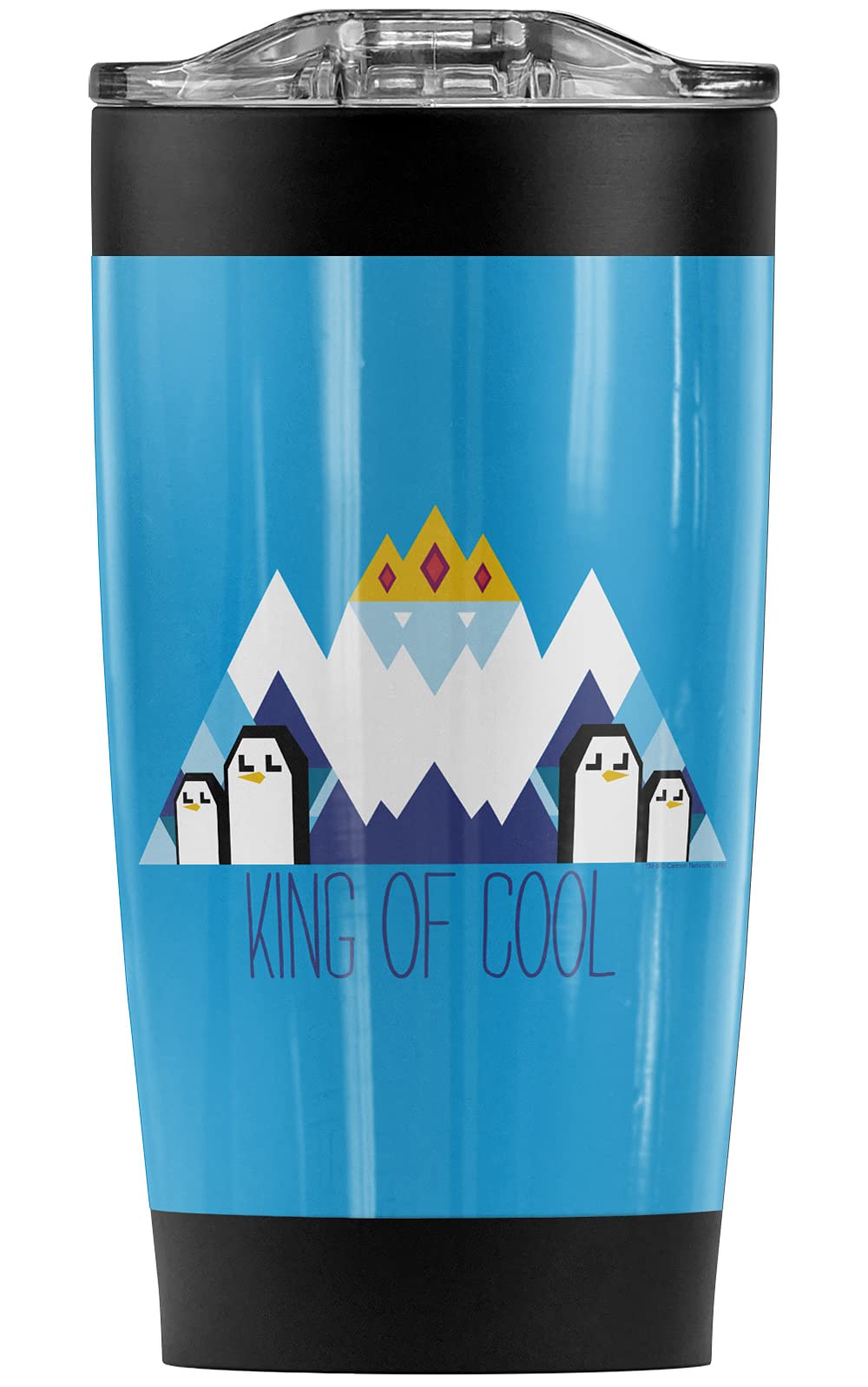 Adventure Time Ice King Stainless Steel Tumbler 20oz - Vacuum Insulated Travel Mug with Leakproof Sliding Lid | Keeps Hot & Cold for Hours | Perfect for Coffee, Tea, Iced Drinks | Office, Camping, Gym, Commute